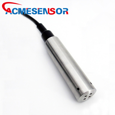 Capteur bon submersible 4-20ma RS485 0-10V de profondeur de capteur de niveau de fule de capteur de niveau de l'eau de réservoir de chaîne de longue mesure d'AcmeSensor